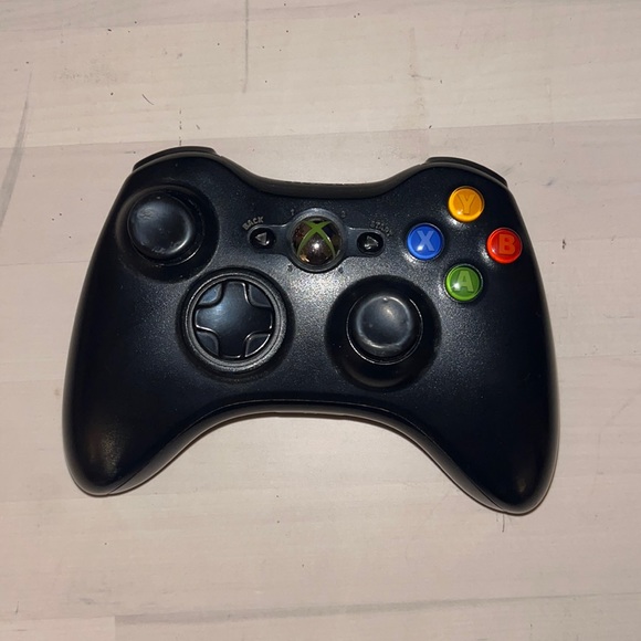 Microsoft Video Games & Consoles Xbox 36 Black Controller No